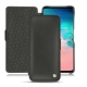 Samsung Galaxy S10E leather case - Noir ( Nappa - Black ) 