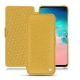 Funda de piel Samsung Galaxy S10E - Mimosa ( Pantone 141C ) 