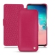 Custodia in pelle Samsung Galaxy S10E - Rose fluo