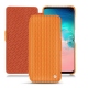 Capa em pele Samsung Galaxy S10E - Abaca arancio
