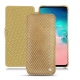 Housse cuir Samsung Galaxy S10E - Serpent sabbia