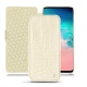 Capa em pele Samsung Galaxy S10E - Crocodile milk