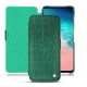 Custodia in pelle Samsung Galaxy S10E - Crocodile pino
