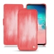 Housse cuir Samsung Galaxy S10E - Rose Patine