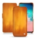 Capa em pele Samsung Galaxy S10E - Orange Patine