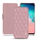 硬质真皮保护套 Samsung Galaxy S10E - Rose - Couture ( Nappa - Pantone 2365C ) 