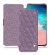 Custodia in pelle Samsung Galaxy S10E - Lilas - Couture ( Nappa - Pantone 2645U ) 