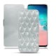 Funda de piel Samsung Galaxy S10E - Platinium - Couture