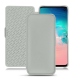Custodia in pelle Samsung Galaxy S10E - Gris PU