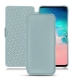 Capa em pele Samsung Galaxy S10E - Bleu Ciel PU