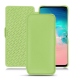 Capa em pele Samsung Galaxy S10E - Vert olive PU