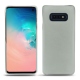 Custodia in pelle Samsung Galaxy S10E - Gris ( Nappa - Pantone W428C ) 