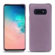 Capa em pele Samsung GaGalaxy S10E - Lilas ( Nappa - Pantone 2645U ) 