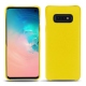 Lederschutzhülle Samsung Galaxy S10E - Jaune fluo