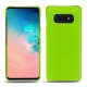 Lederschutzhülle Samsung Galaxy S10E - Vert fluo