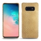 Coque cuir Samsung Galaxy S10E - Serpent sabbia