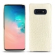 Samsung Galaxy S10E leather cover - Crocodile milk