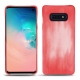 Lederschutzhülle Samsung Galaxy S10E - Rose Patine