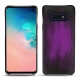 Custodia in pelle Samsung Galaxy S10E - Violet Patine