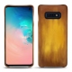 Custodia in pelle Samsung Galaxy S10E - Doré Patine