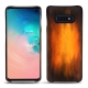 Funda de piel Samsung Galaxy S10E - Fauve Patine