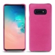 Coque cuir Samsung Galaxy S10E - Rose BB