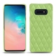 Funda de piel Samsung Galaxy S10E - Vert olive - Couture ( Nappa - Pantone 578U ) 