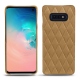 Lederschutzhülle Samsung Galaxy S10E - Sable vintage - Couture