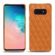 Custodia in pelle Samsung Galaxy S10E - Mandarine vintage - Couture