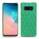 Capa em pele Samsung GaGalaxy S10E - Menthe vintage - Couture