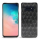 Samsung Galaxy S10E leather cover - Onyx - Couture