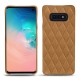Custodia in pelle Samsung Galaxy S10E - Castan esparciate - Couture