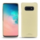 Capa em pele Samsung GaGalaxy S10E - Beige PU