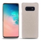 Coque cuir Samsung Galaxy S10E - Taupe innocent
