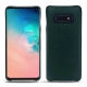 Funda de piel Samsung Galaxy S10E - Vert séduisant