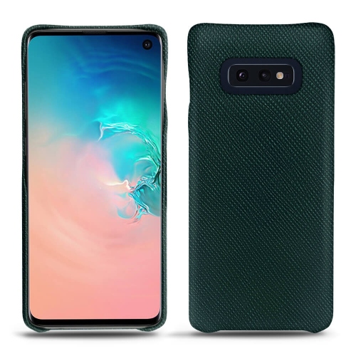 Samsung Galaxy S10E leather cases and coversVert séduisant ( Pantone #1d3c34 ) 