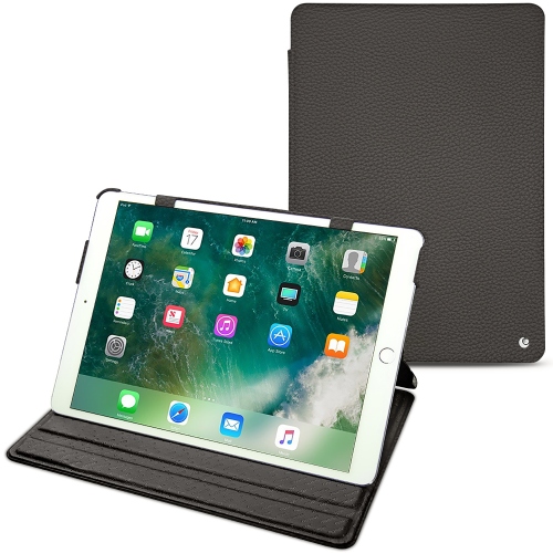 Apple iPad Air (2019) leather caseAnthracite ( Pantone #41403c ) 