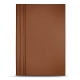 Magnetic menu cover - A4 - Marron PU
