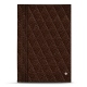 마그네틱 메뉴 커버 A4 - Châtaigne - Couture ( Pantone 476C ) 