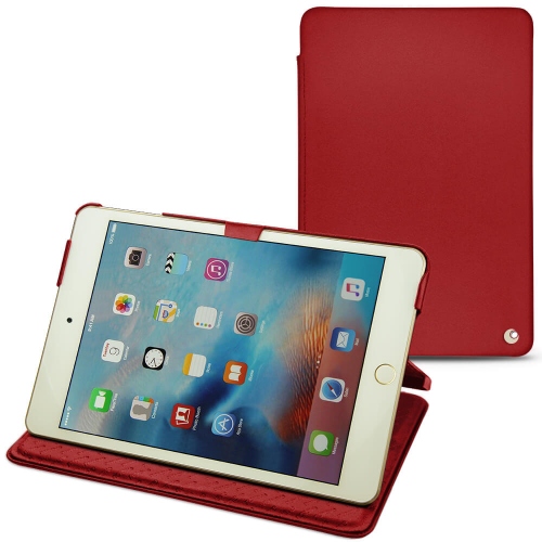Custodia in pelle Apple iPad mini 4Rouge ( Nappa - Pantone #d50032 ) 