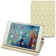 Capa em pele Apple iPad mini 4 - Ivoire - Couture ( Sleek P C12 - White ) 