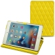 Housse cuir Apple iPad mini 4 - Jaune fluo - Couture