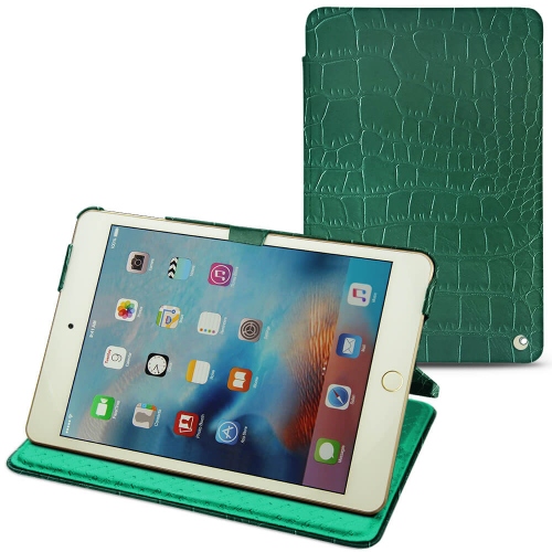 Etui Apple iPad mini et Apple iPad mini 2 Fleurs en couleur Vert