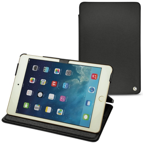 Apple iPad mini 5 leather case - Noir ( Nappa - Black ) 