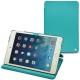 Apple iPad mini 5 leather case - Bleu fluo