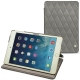 Apple iPad mini 5 leather case - Acier vintage - Couture