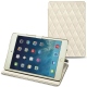 Housse cuir Apple iPad mini 5 - Blanc escumo - Couture
