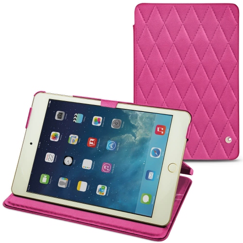 Housse cuir Apple iPad mini 5Rose BB - Couture ( Pantone #DB599F )