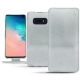 Custodia in pelle Samsung Galaxy S10E - Platinium ( Pantone 877C ) 
