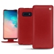 Custodia in pelle Samsung Galaxy S10E - Rouge ( Nappa - Pantone 199C ) 